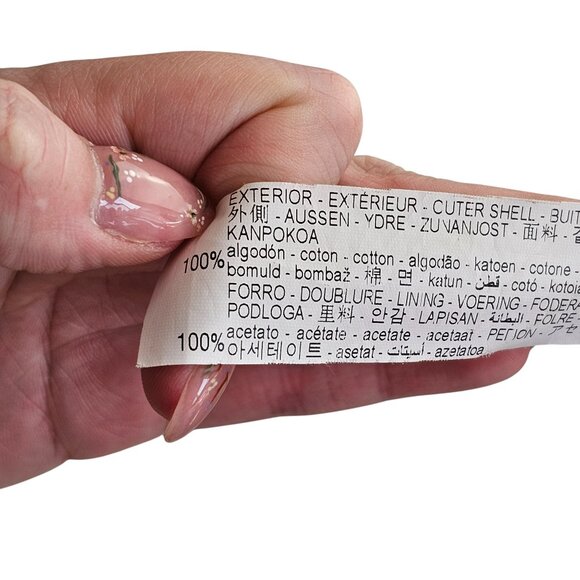 Zara Green Plaid Clueless Tweed Blazer Sz L - Picture 9 of 10